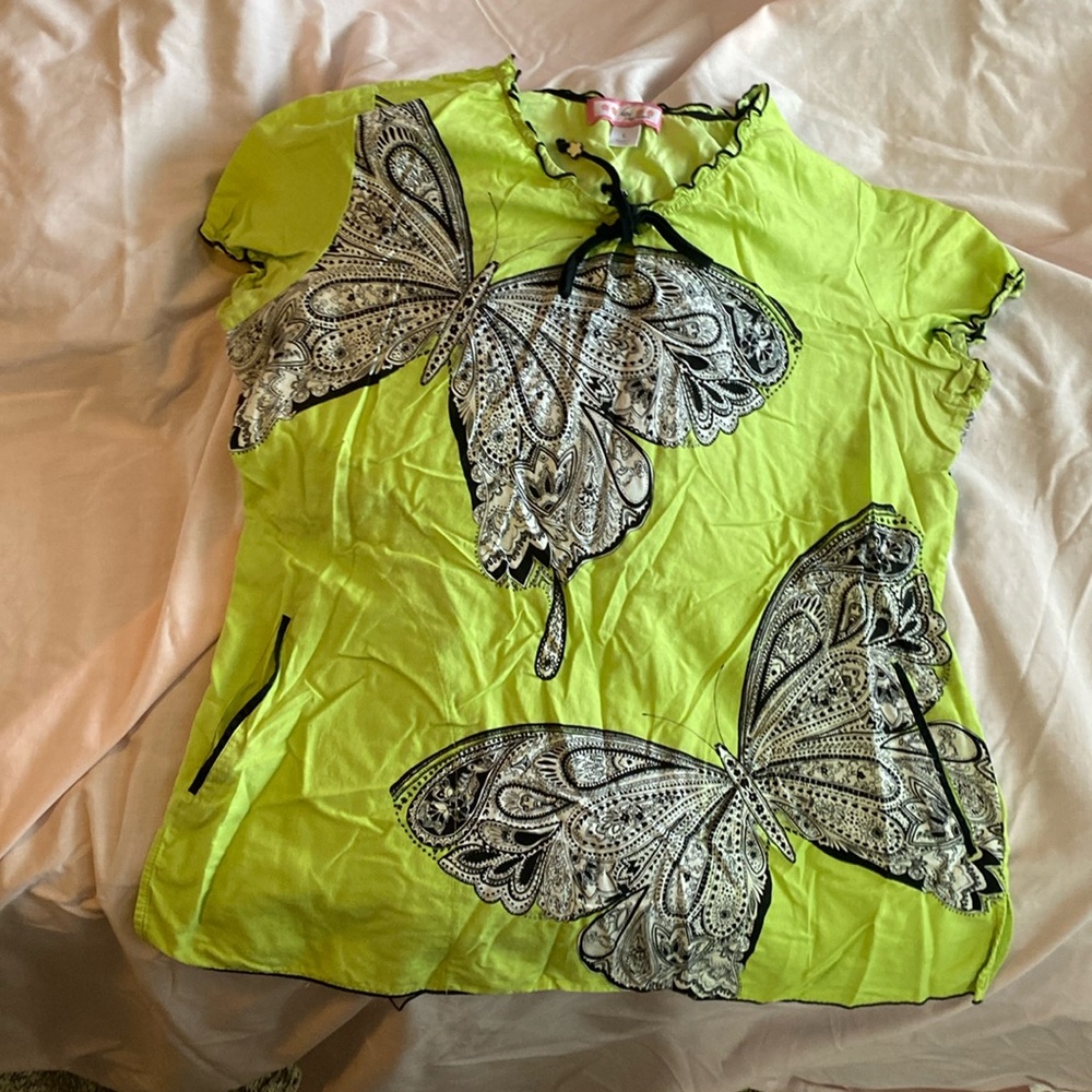 Large Koi scrub top